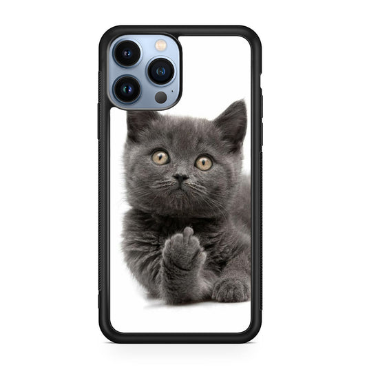 Finger British Shorthair Cat iPhone 13 Pro / 13 Pro Max Case