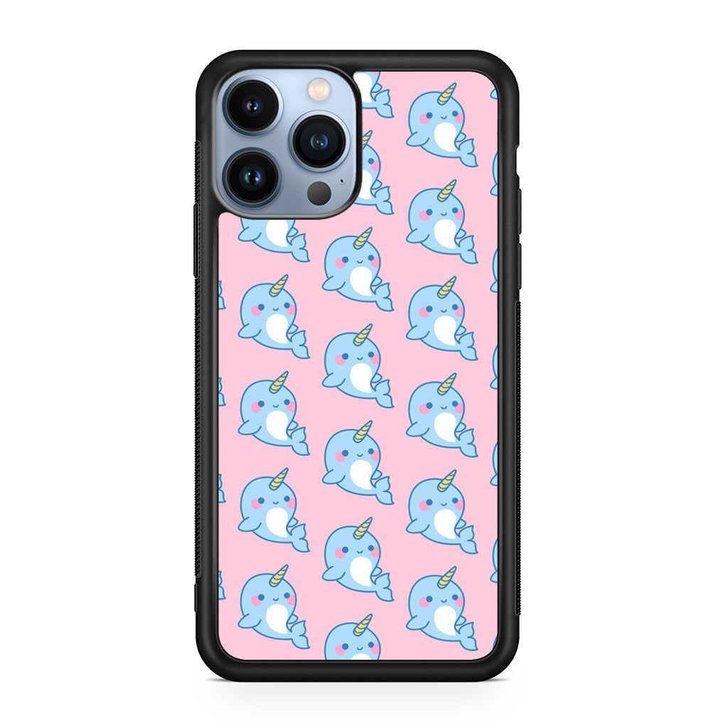 Horned Whales Pattern iPhone 13 Pro / 13 Pro Max Case