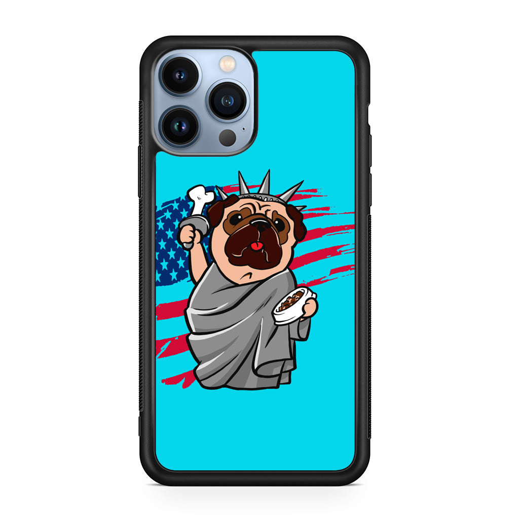 Independence Day Pug iPhone 13 Pro / 13 Pro Max Case