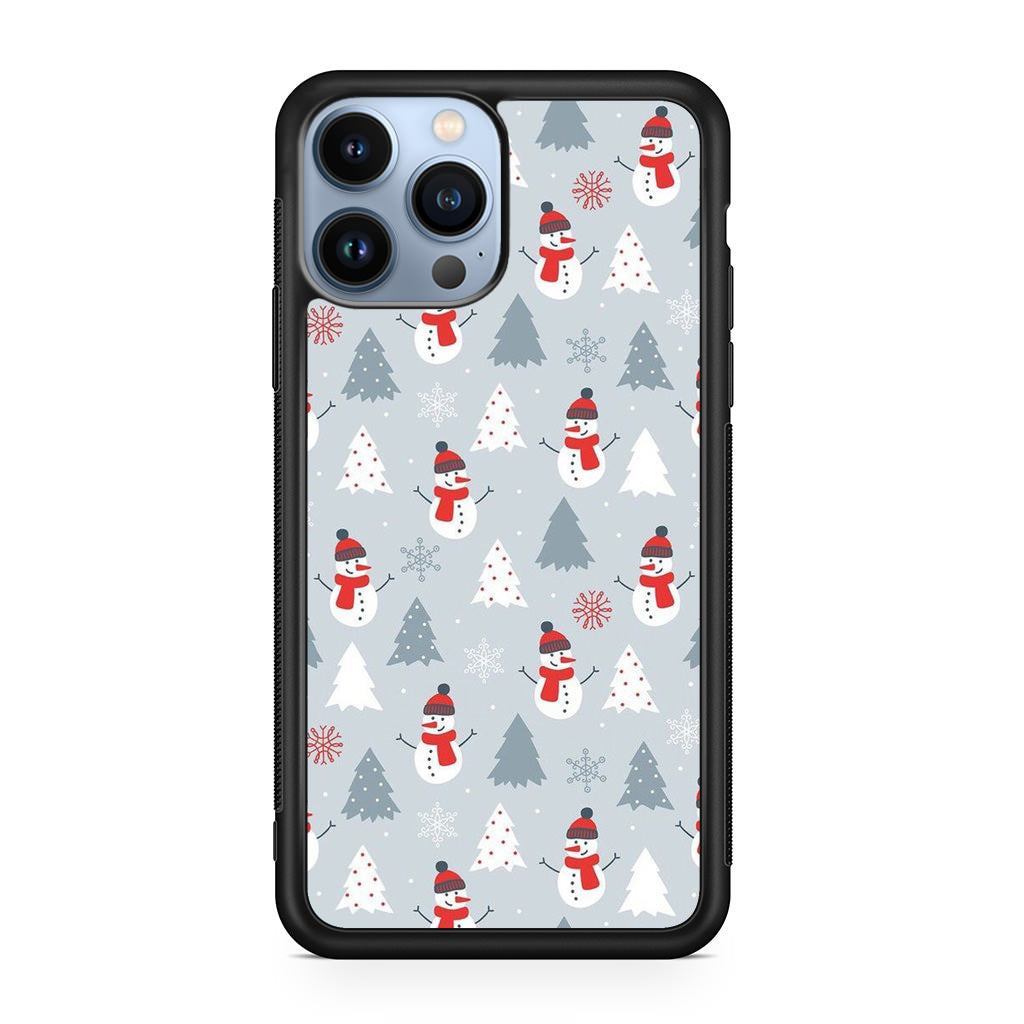 Snowmans Pattern iPhone 13 Pro / 13 Pro Max Case