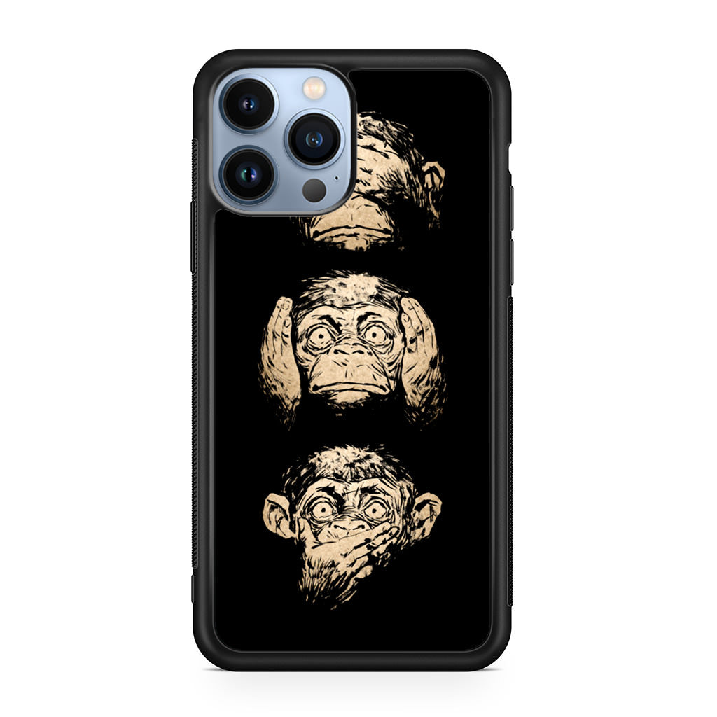 3 Wise Monkey iPhone 13 Pro / 13 Pro Max Case