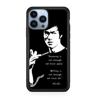 Bruce Lee Quotes iPhone 13 Pro / 13 Pro Max Case