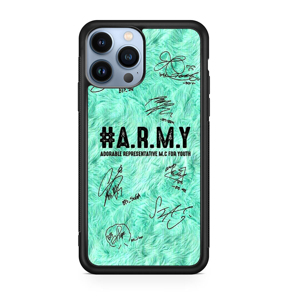 BTS Army Signature iPhone 13 Pro / 13 Pro Max Case