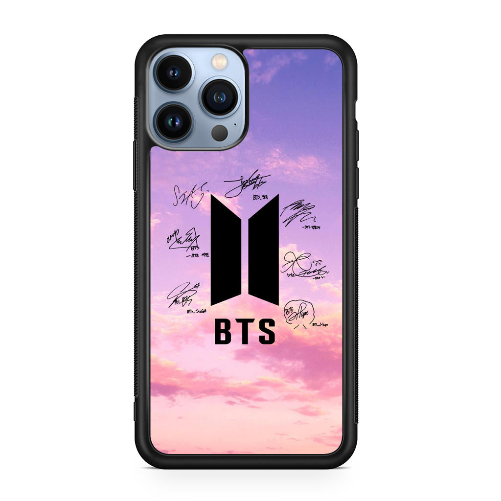 BTS Signature 2 iPhone 13 Pro / 13 Pro Max Case