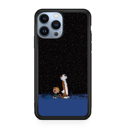Calvin and Hobbes Space iPhone 13 Pro / 13 Pro Max Case