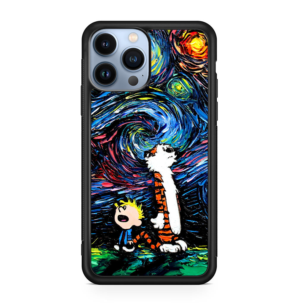 Calvin Art At Starry Night iPhone 13 Pro / 13 Pro Max Case