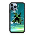 Creeper Glass Broken Green iPhone 13 Pro / 13 Pro Max Case