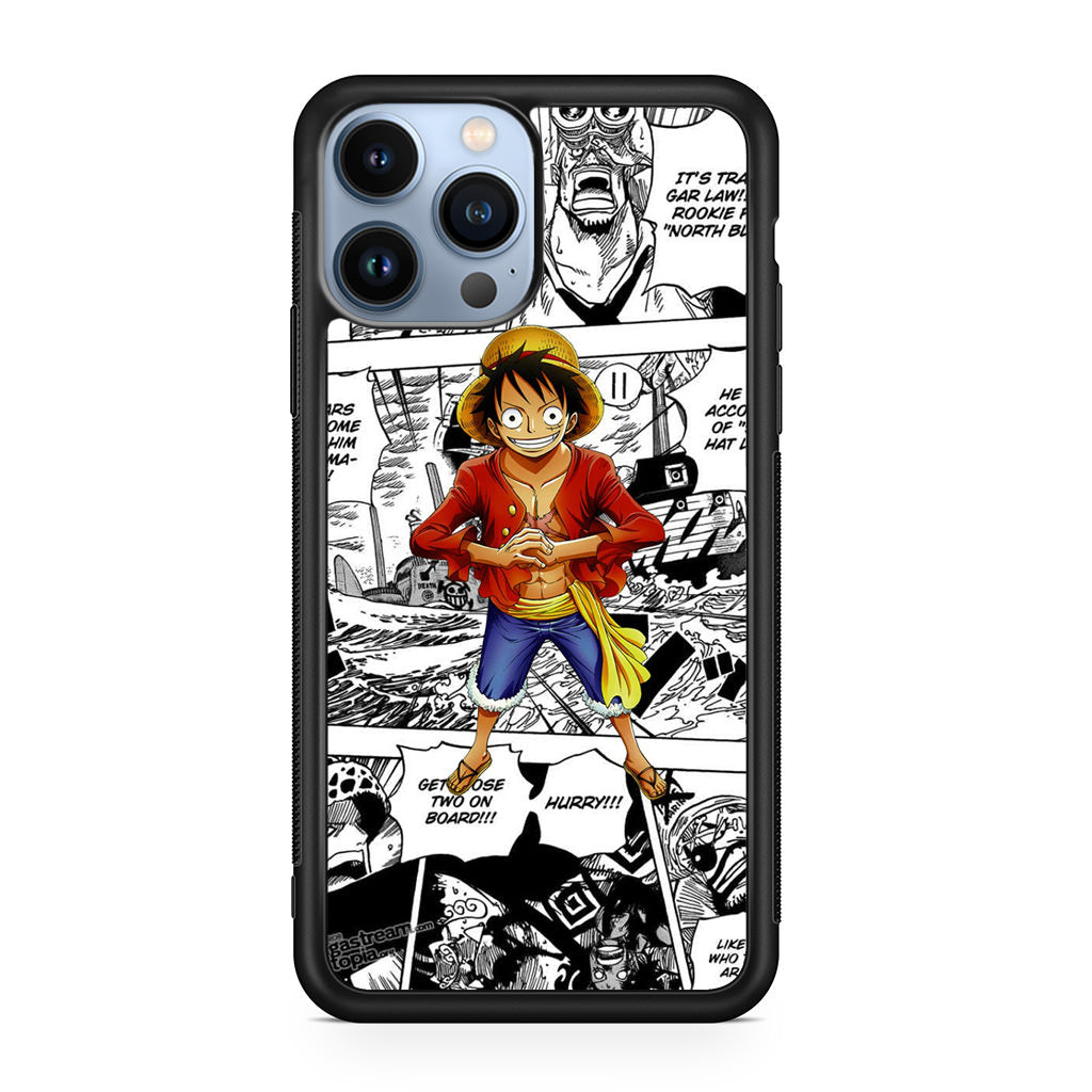 One Piece Luffy Comics iPhone 13 Pro / 13 Pro Max Case