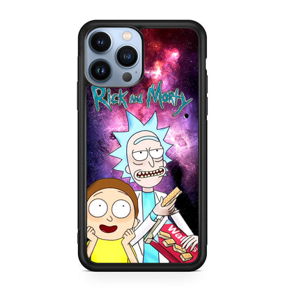 Rick And Morty Nebula Space iPhone 13 Pro / 13 Pro Max Case