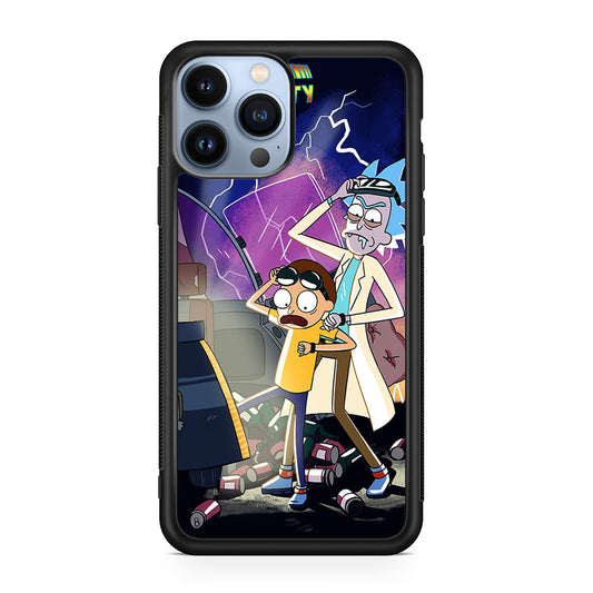 Rick And Morty Back To The Future iPhone 13 Pro / 13 Pro Max Case