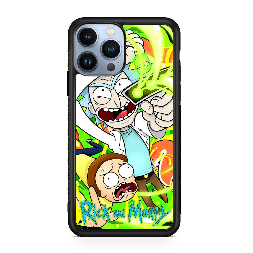 Rick And Morty Shoot Portal Gun iPhone 13 Pro / 13 Pro Max Case