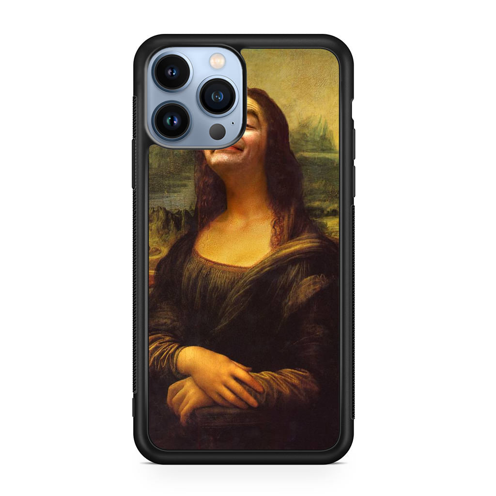 Rowan Atkinson Monalisa Funny iPhone 13 Pro / 13 Pro Max Case