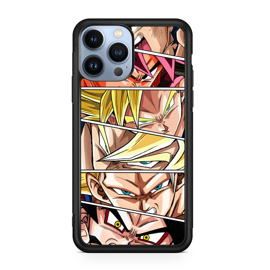 Son Goku Forms iPhone 13 Pro / 13 Pro Max Case