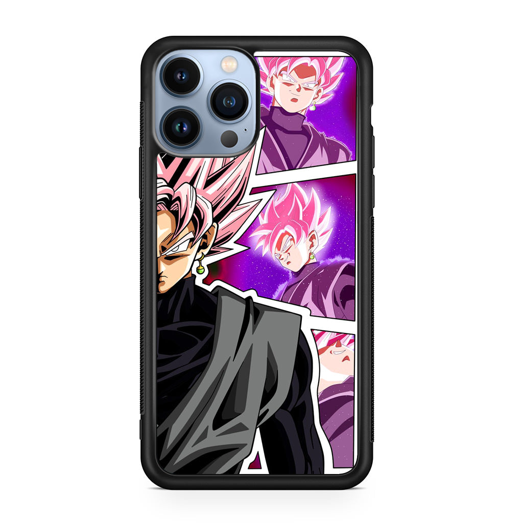Super Goku Black Rose Collage iPhone 13 Pro / 13 Pro Max Case