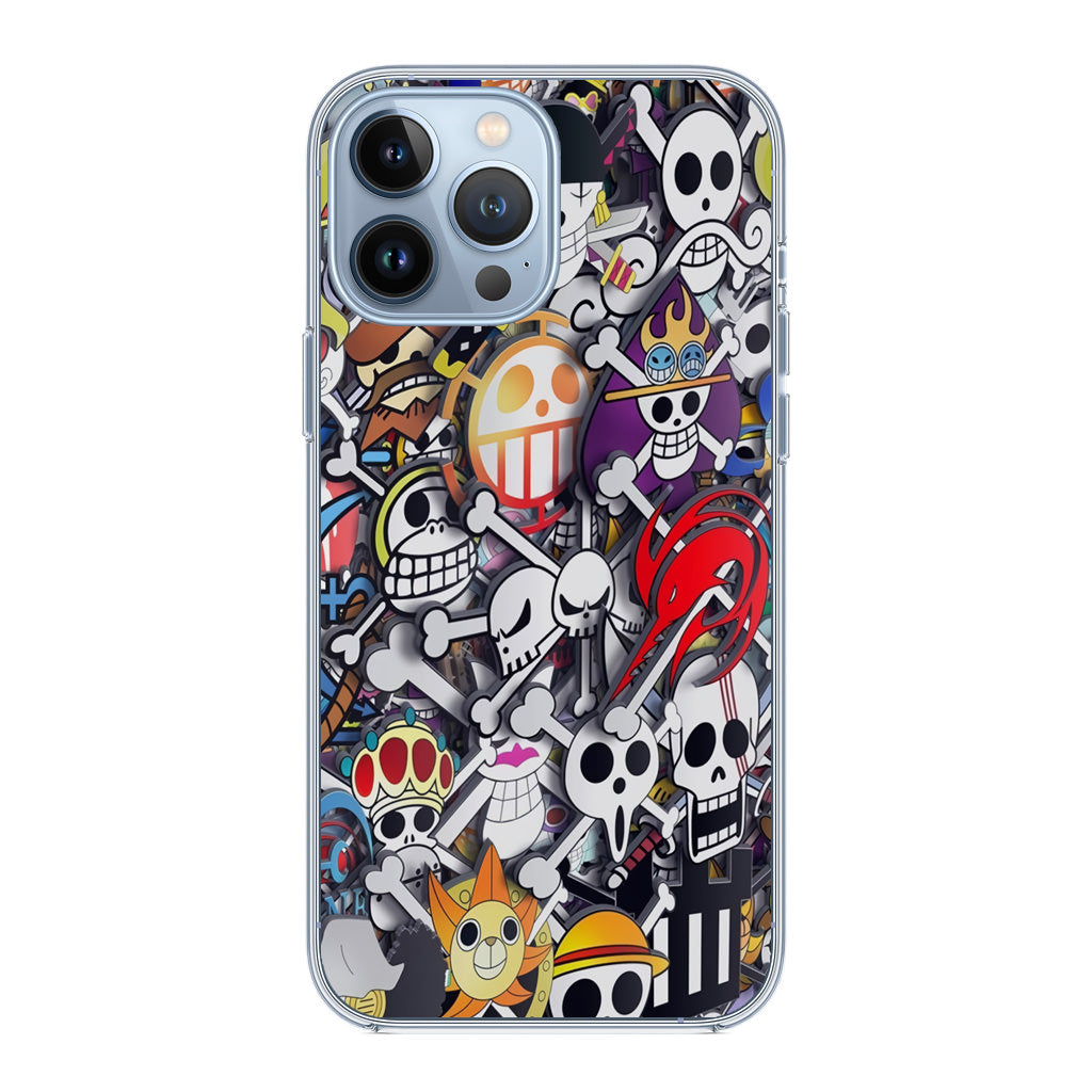 All Pirate Symbols One Piece iPhone 13 Pro / 13 Pro Max Case