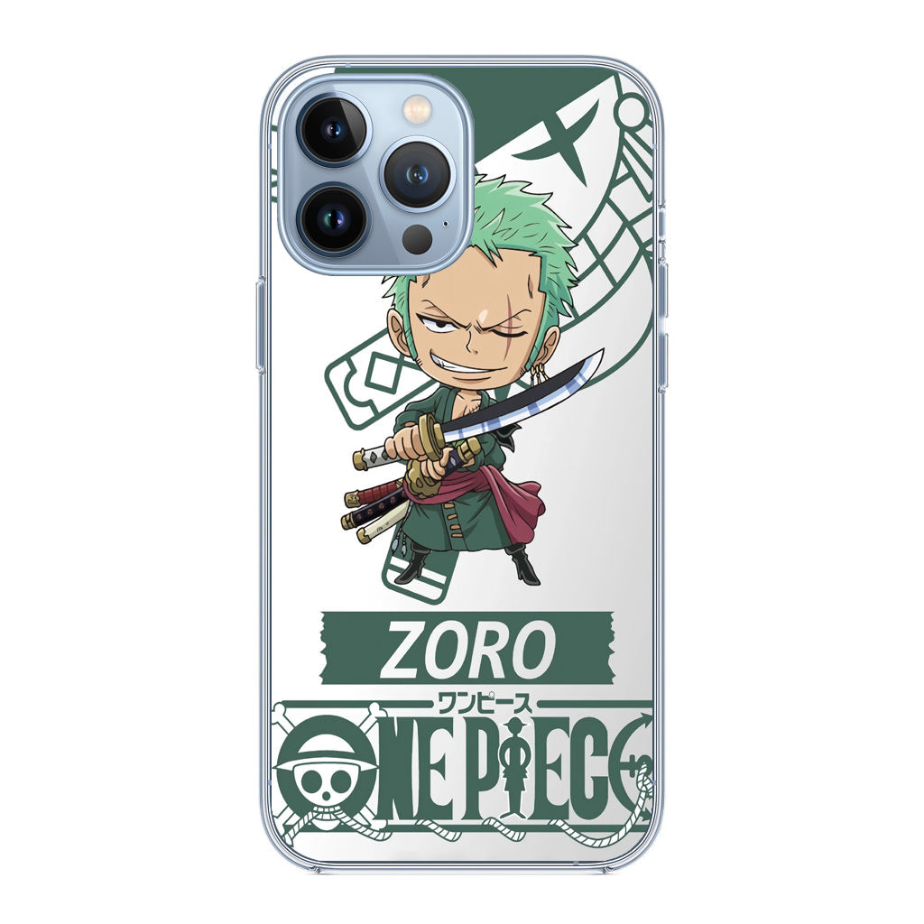 Chibi Zoro iPhone 13 Pro / 13 Pro Max Case