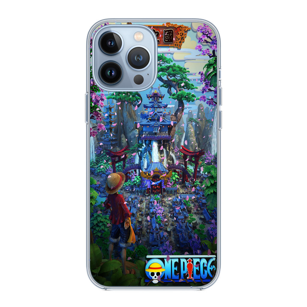 Flower Capital of Wano One Piece iPhone 13 Pro / 13 Pro Max Case