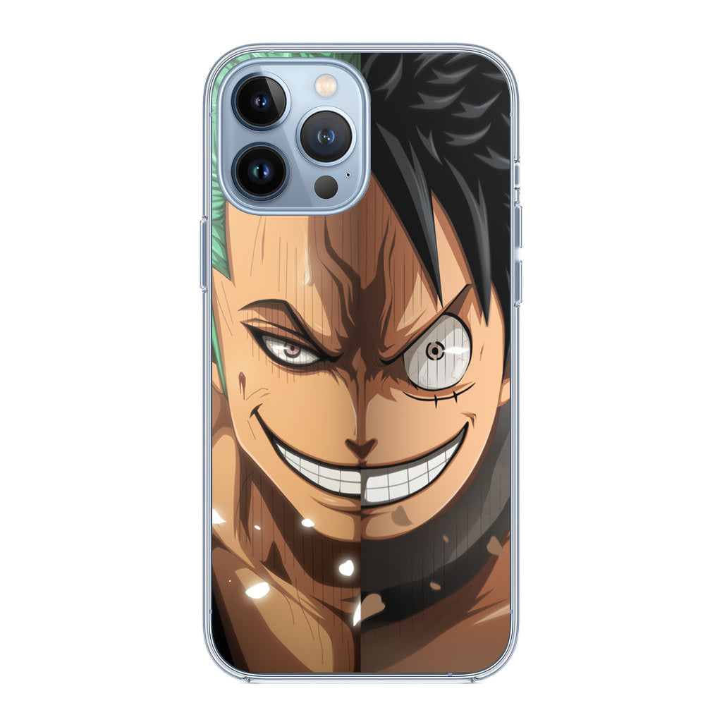 Luffy And Zoro Half Smile iPhone 13 Pro / 13 Pro Max Case
