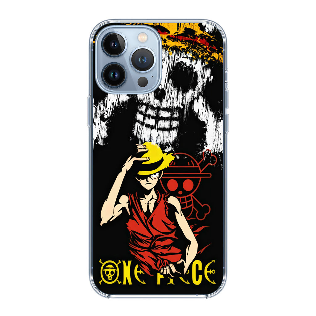 Monkey D Luffy Paint Art iPhone 13 Pro / 13 Pro Max Case