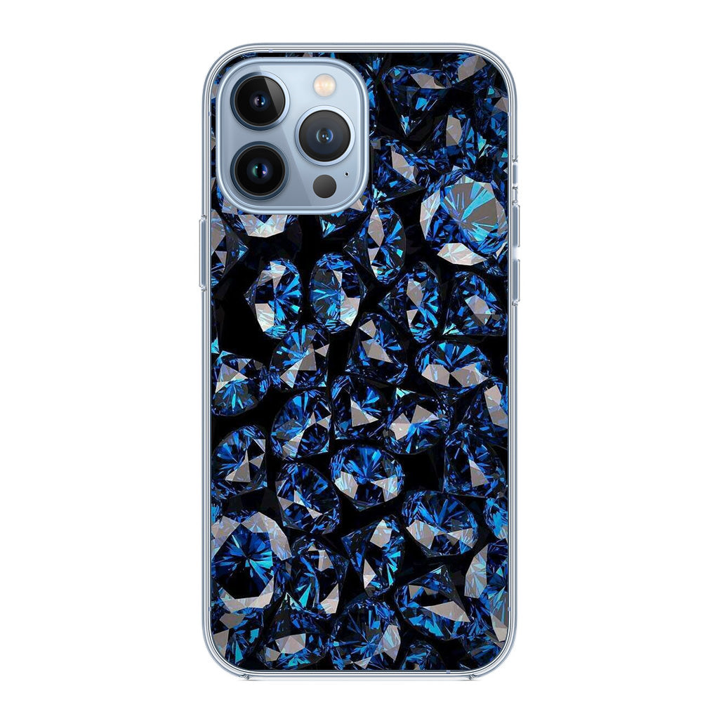 Blue Diamonds Pattern iPhone 13 Pro / 13 Pro Max Case