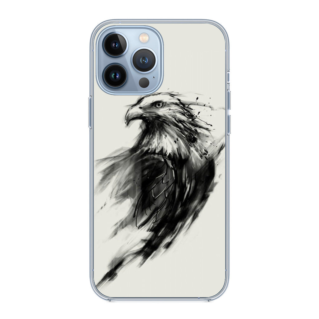 Eagle Art Black Ink iPhone 13 Pro / 13 Pro Max Case