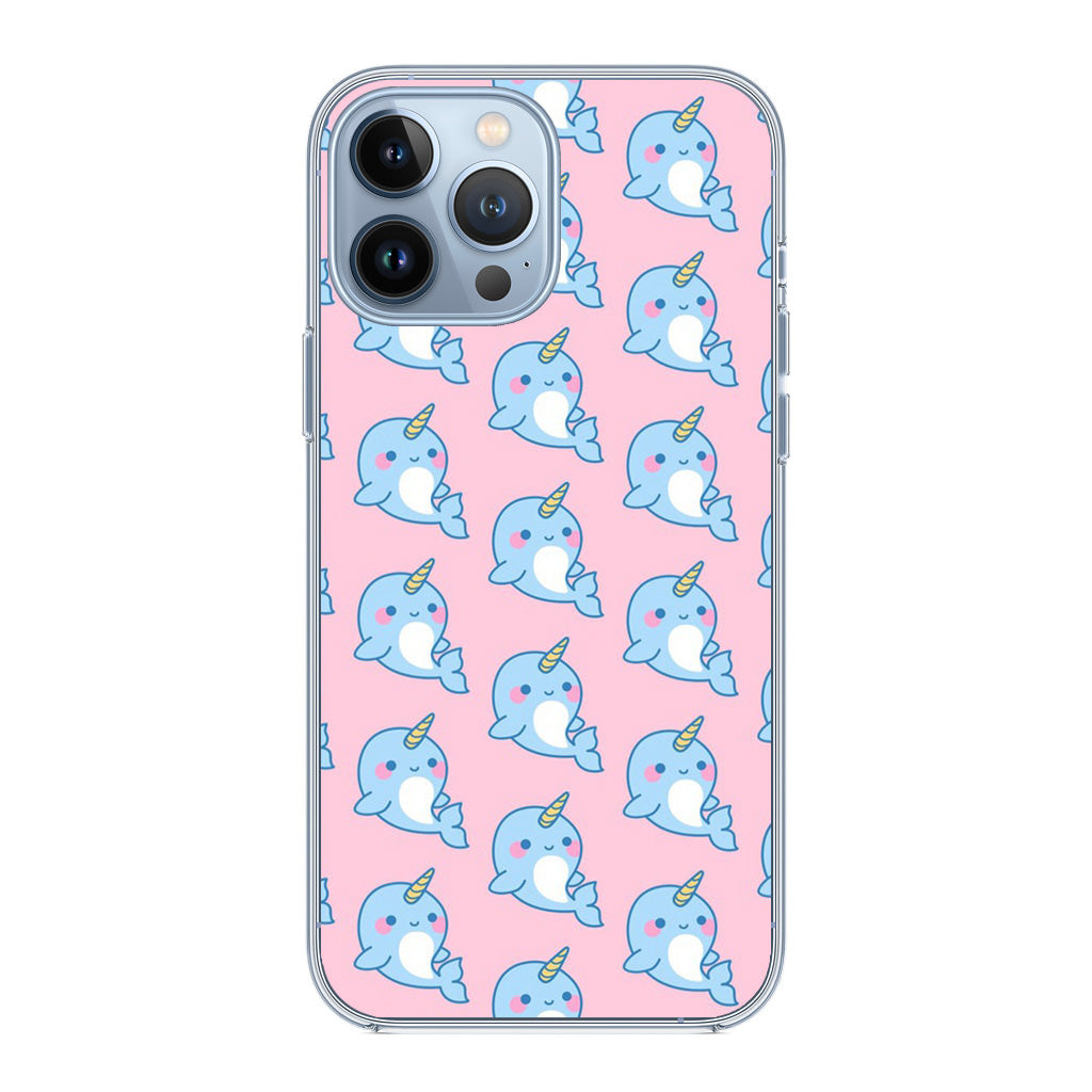 Horned Whales Pattern iPhone 13 Pro / 13 Pro Max Case