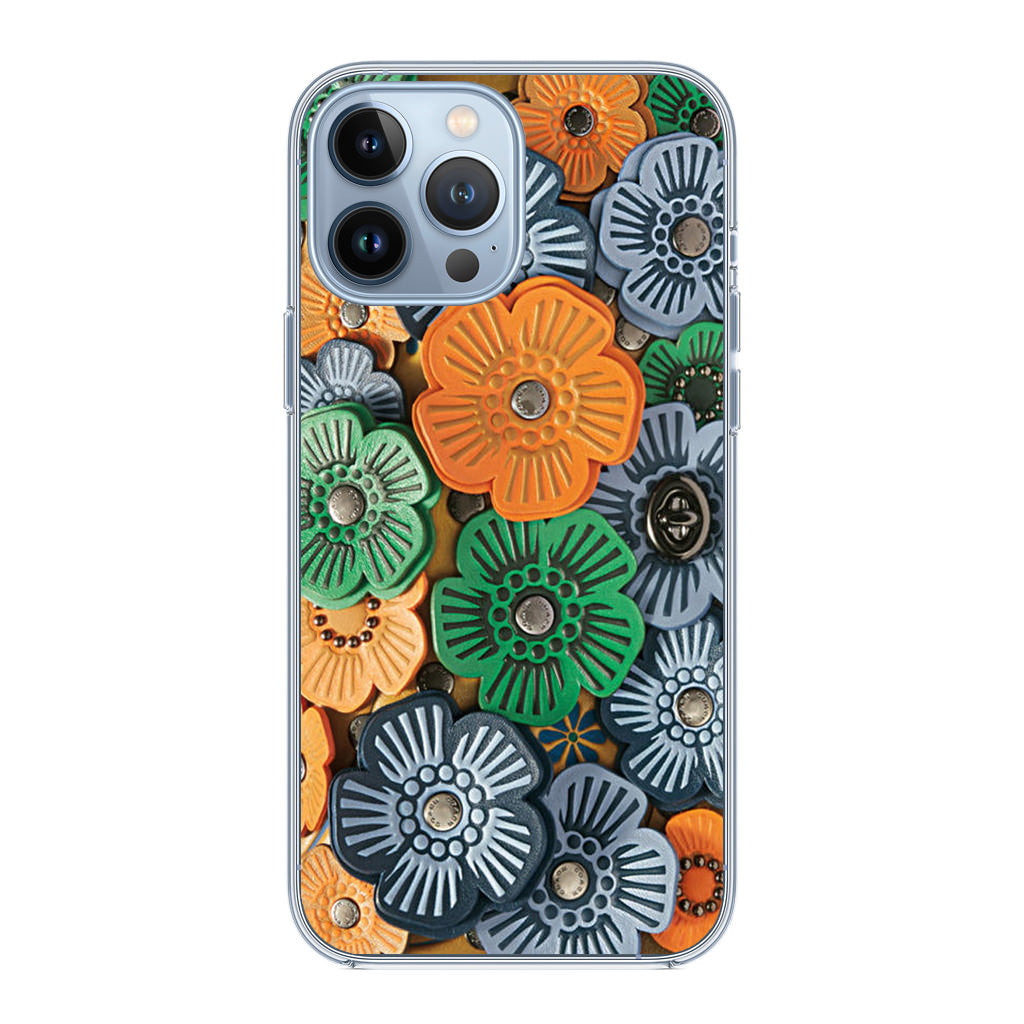 Tea Rose Applique iPhone 13 Pro / 13 Pro Max Case