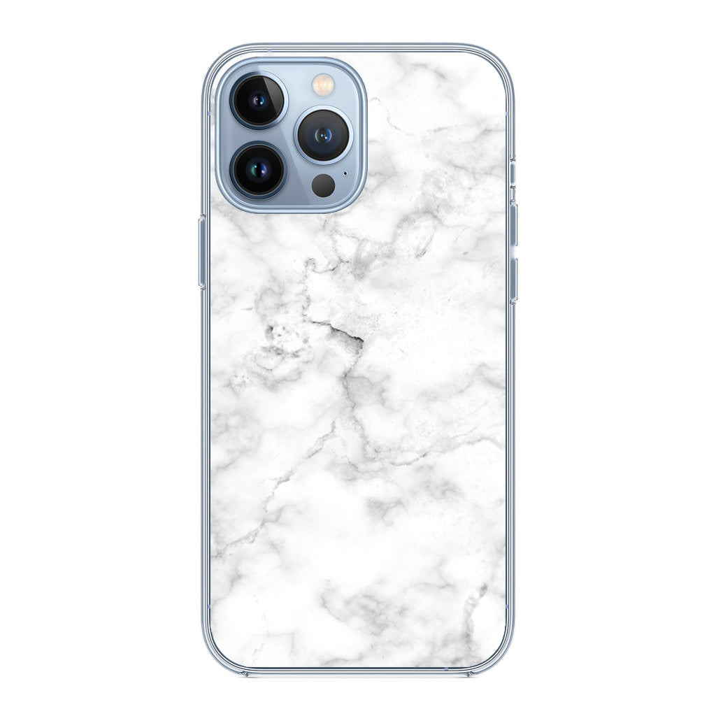 White Marble iPhone 13 Pro / 13 Pro Max Case