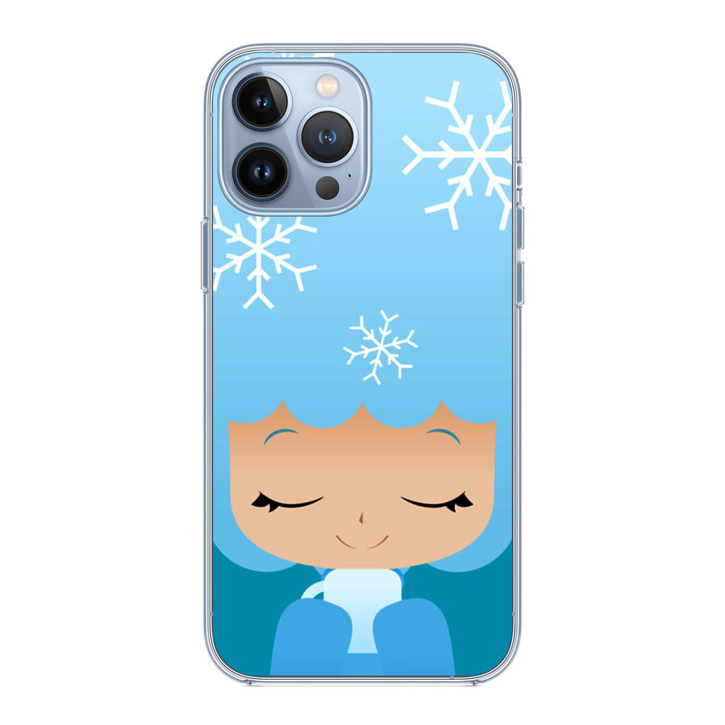 Winter Afro Girl iPhone 13 Pro / 13 Pro Max Case
