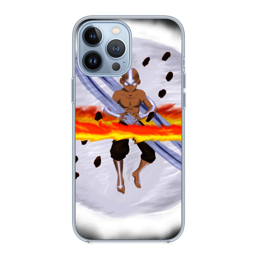 Avatar Aang Controls Four Elements iPhone 13 Pro / 13 Pro Max Case