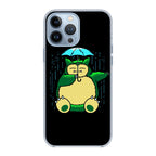 Cute Snorlax Umbrella iPhone 13 Pro / 13 Pro Max Case