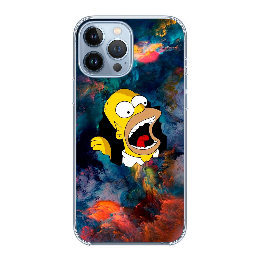 Homer Behind The Black Hole iPhone 13 Pro / 13 Pro Max Case