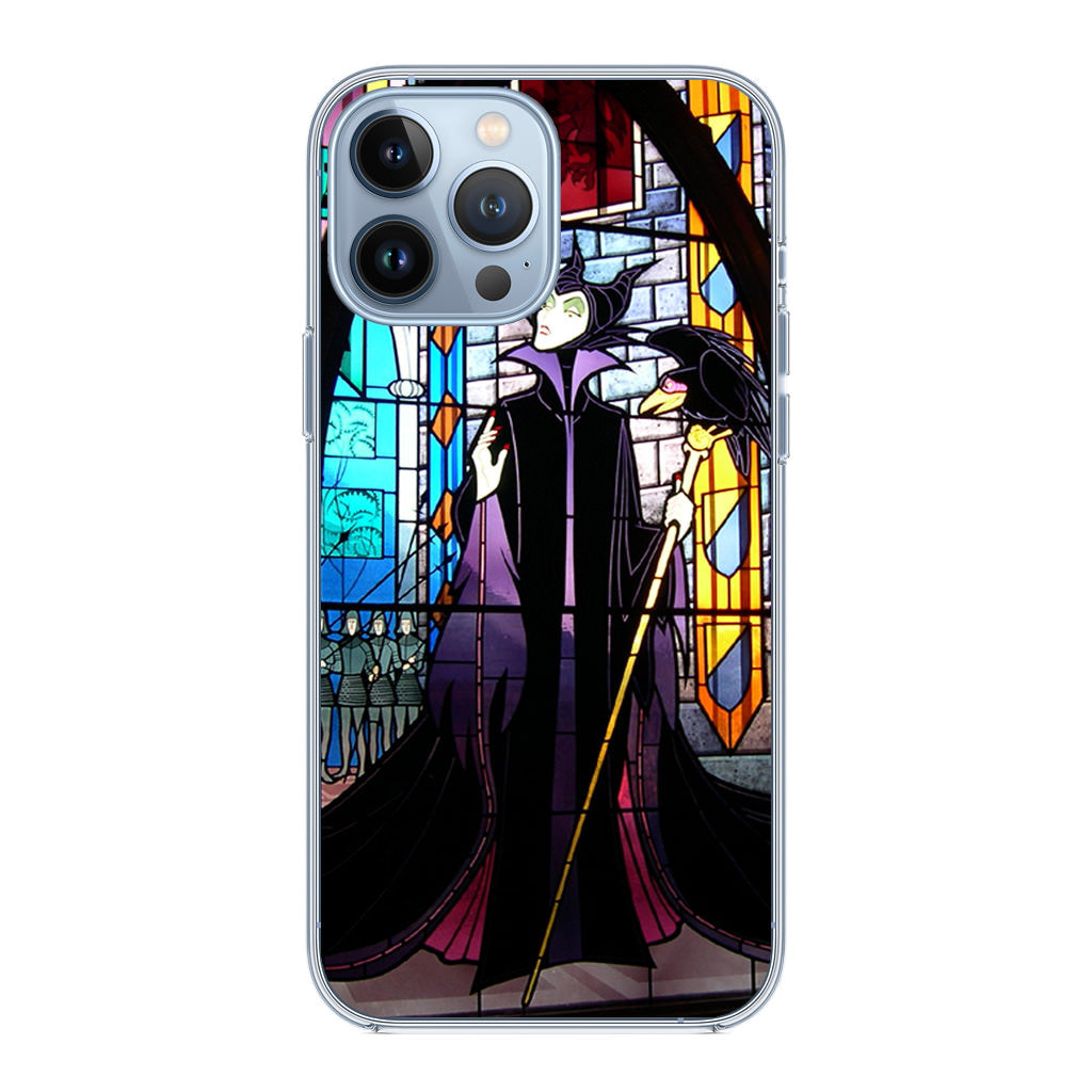 Maleficent Sleeping Beauty Glass Art iPhone 13 Pro / 13 Pro Max Case