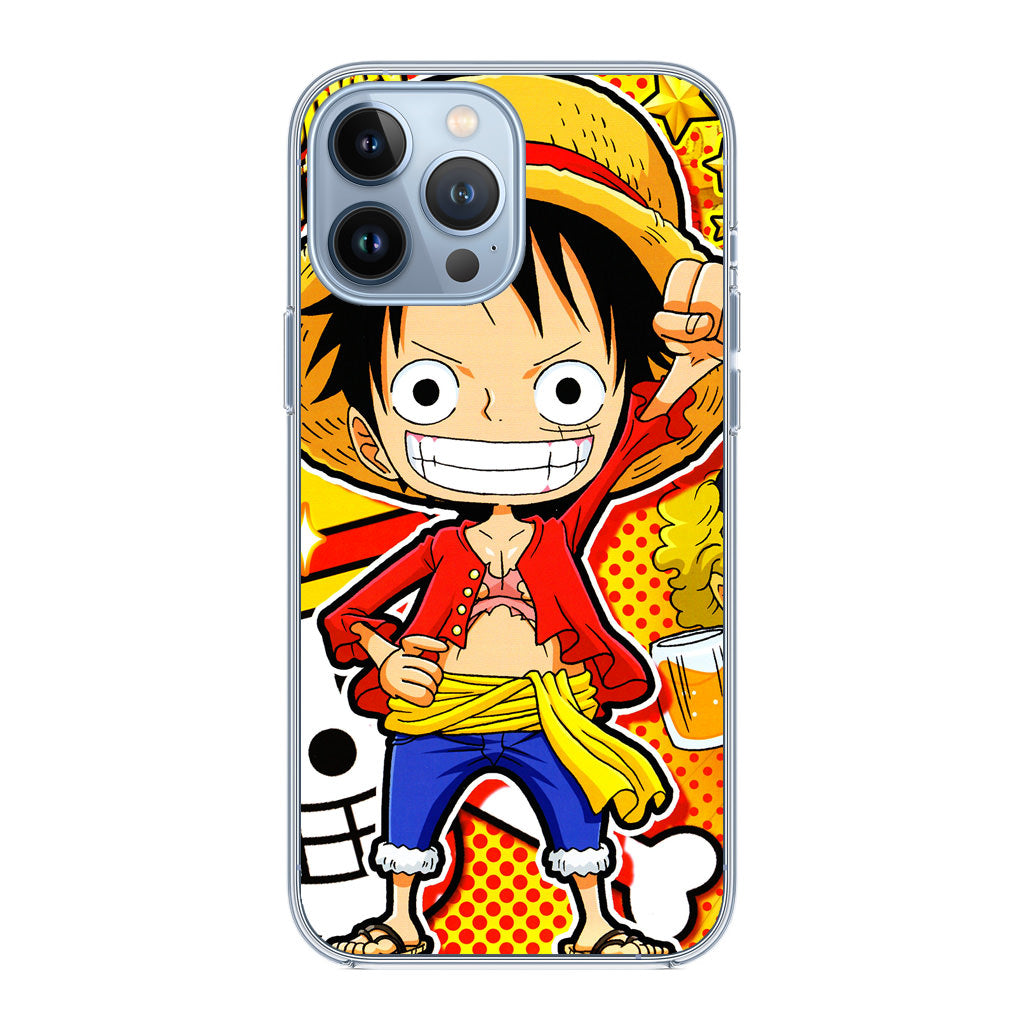 One Piece Cute Luffy iPhone 13 Pro / 13 Pro Max Case