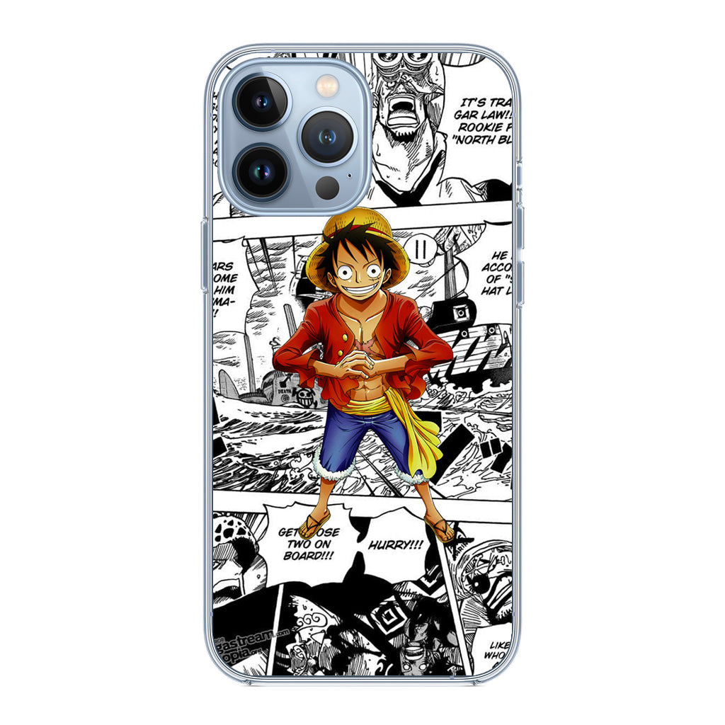 One Piece Luffy Comics iPhone 13 Pro / 13 Pro Max Case