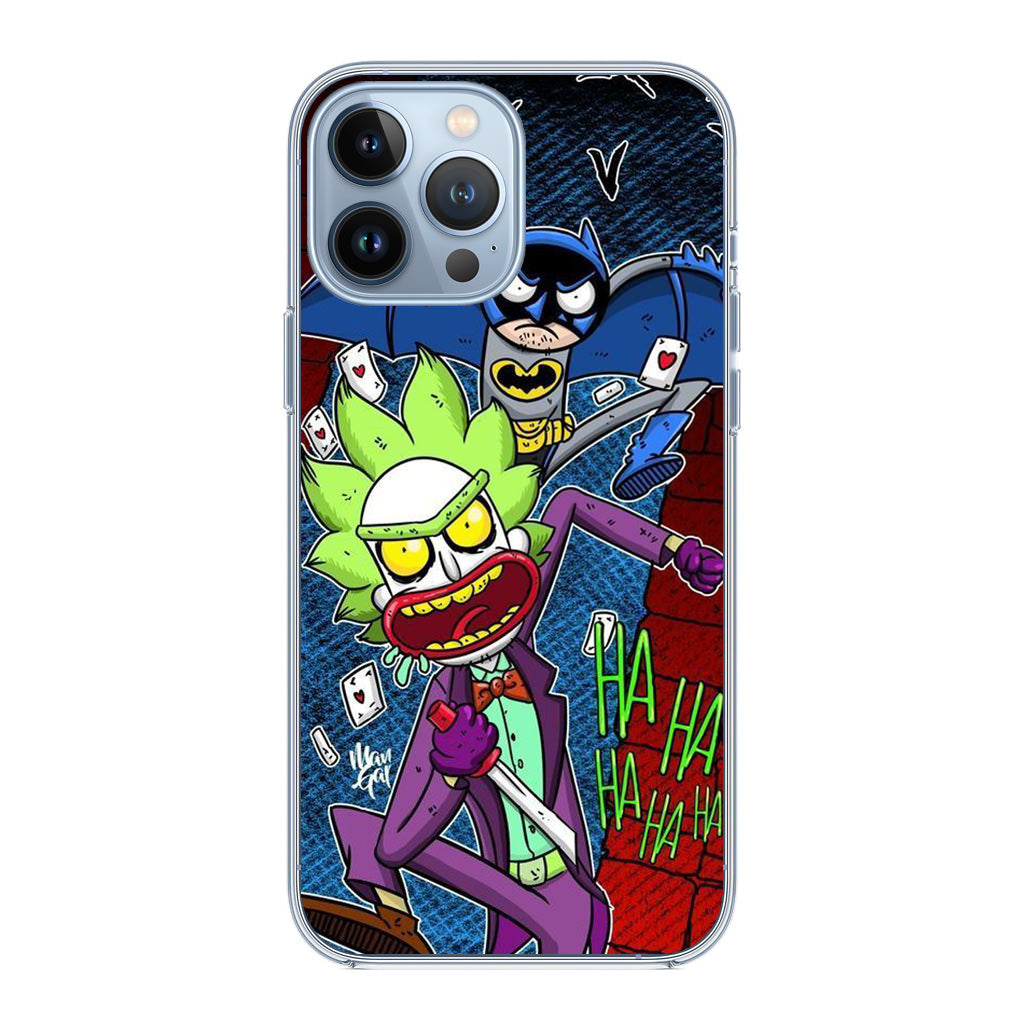 Rick And Morty Bat And Joker Clown iPhone 13 Pro / 13 Pro Max Case