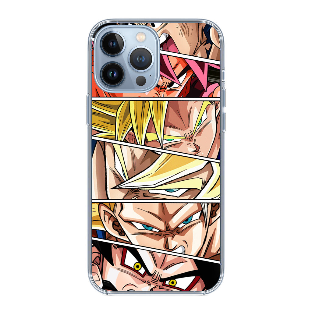 Son Goku Forms iPhone 13 Pro / 13 Pro Max Case