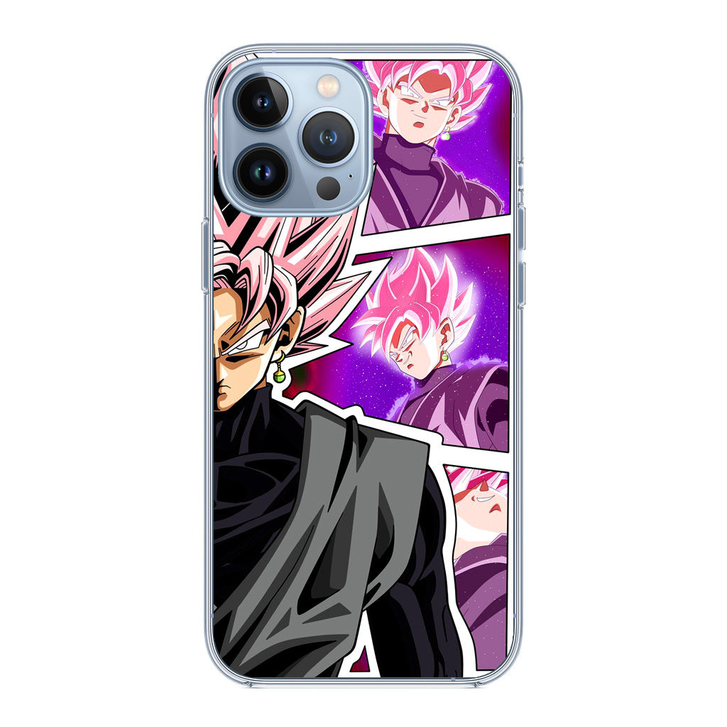 Super Goku Black Rose Collage iPhone 13 Pro / 13 Pro Max Case