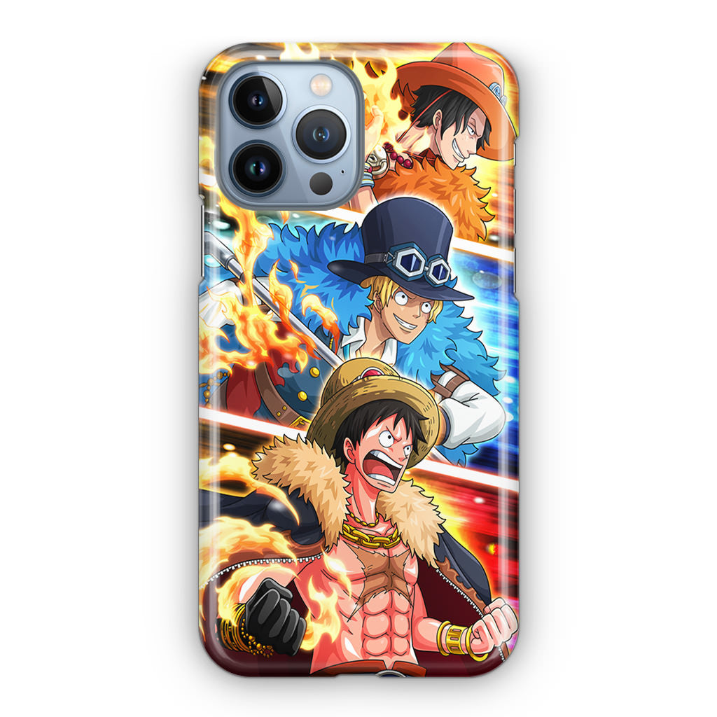 Ace Sabo Luffy iPhone 13 Pro / 13 Pro Max Case