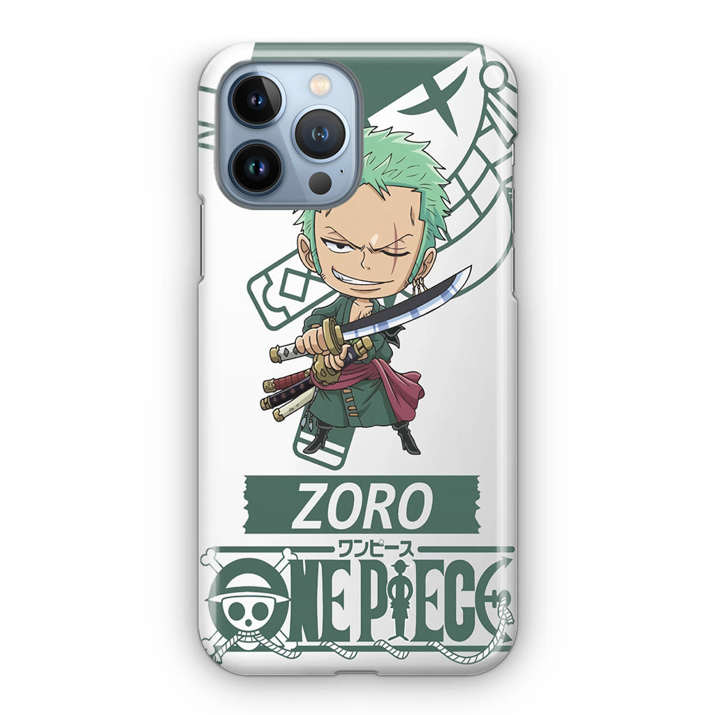 Chibi Zoro iPhone 13 Pro / 13 Pro Max Case