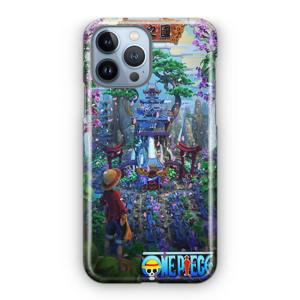 Flower Capital of Wano One Piece iPhone 13 Pro / 13 Pro Max Case
