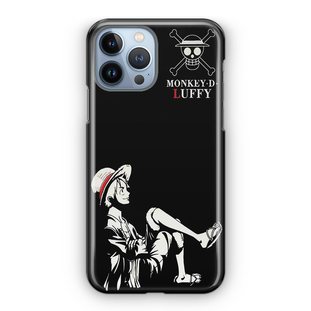 Monkey D Luffy Black And White iPhone 13 Pro / 13 Pro Max Case