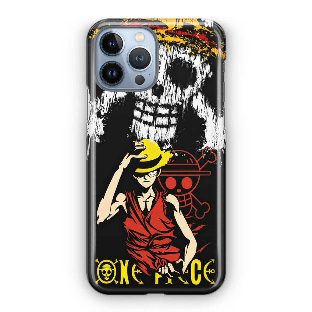 Monkey D Luffy Paint Art iPhone 13 Pro / 13 Pro Max Case