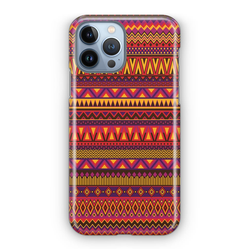 African Aztec Pattern iPhone 13 Pro / 13 Pro Max Case