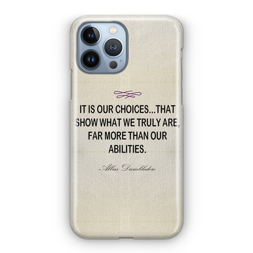 Albus Dumbledore Quote iPhone 13 Pro / 13 Pro Max Case