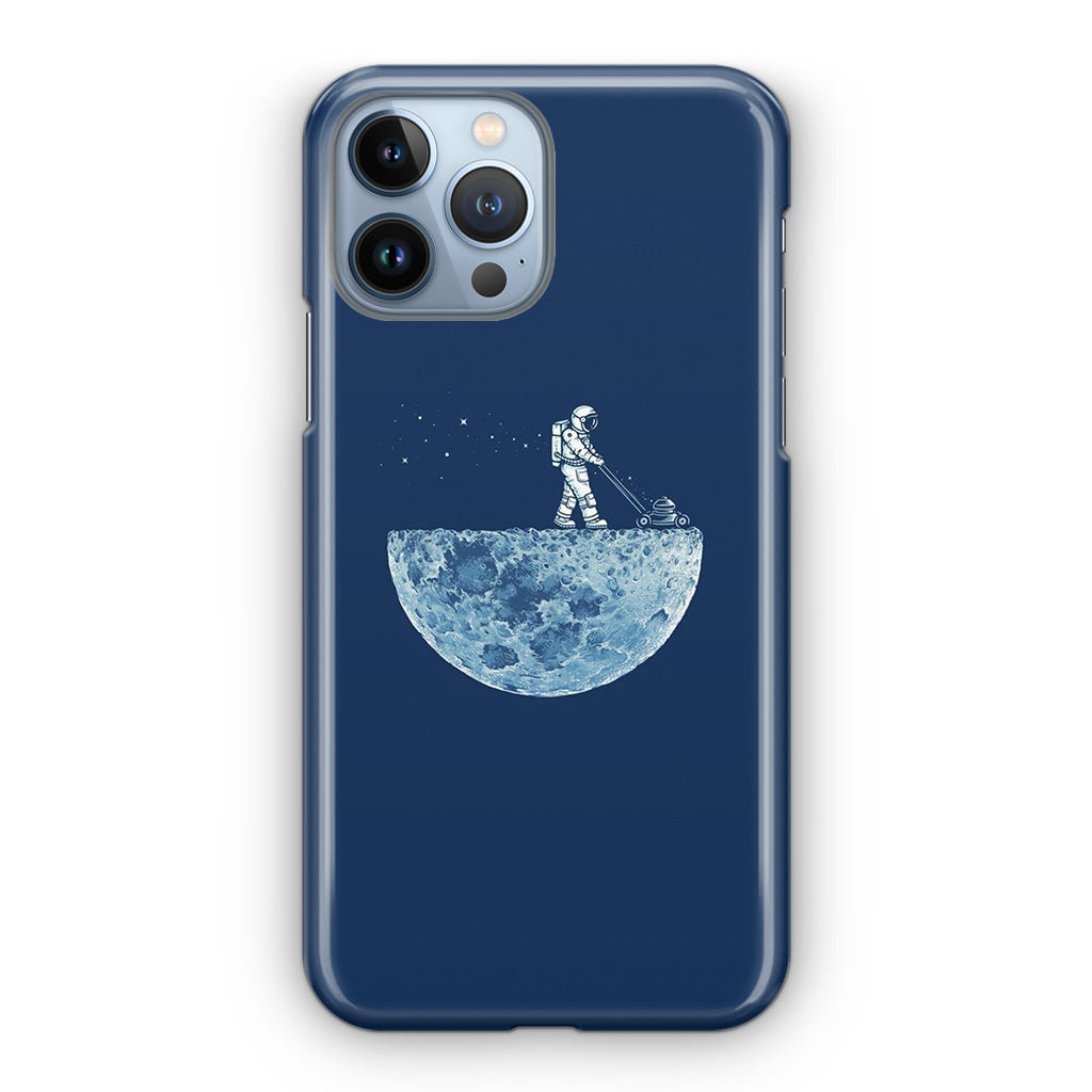 Astronaut Mowing The Moon iPhone 13 Pro / 13 Pro Max Case