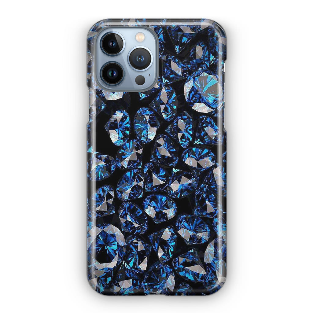 Blue Diamonds Pattern iPhone 13 Pro / 13 Pro Max Case