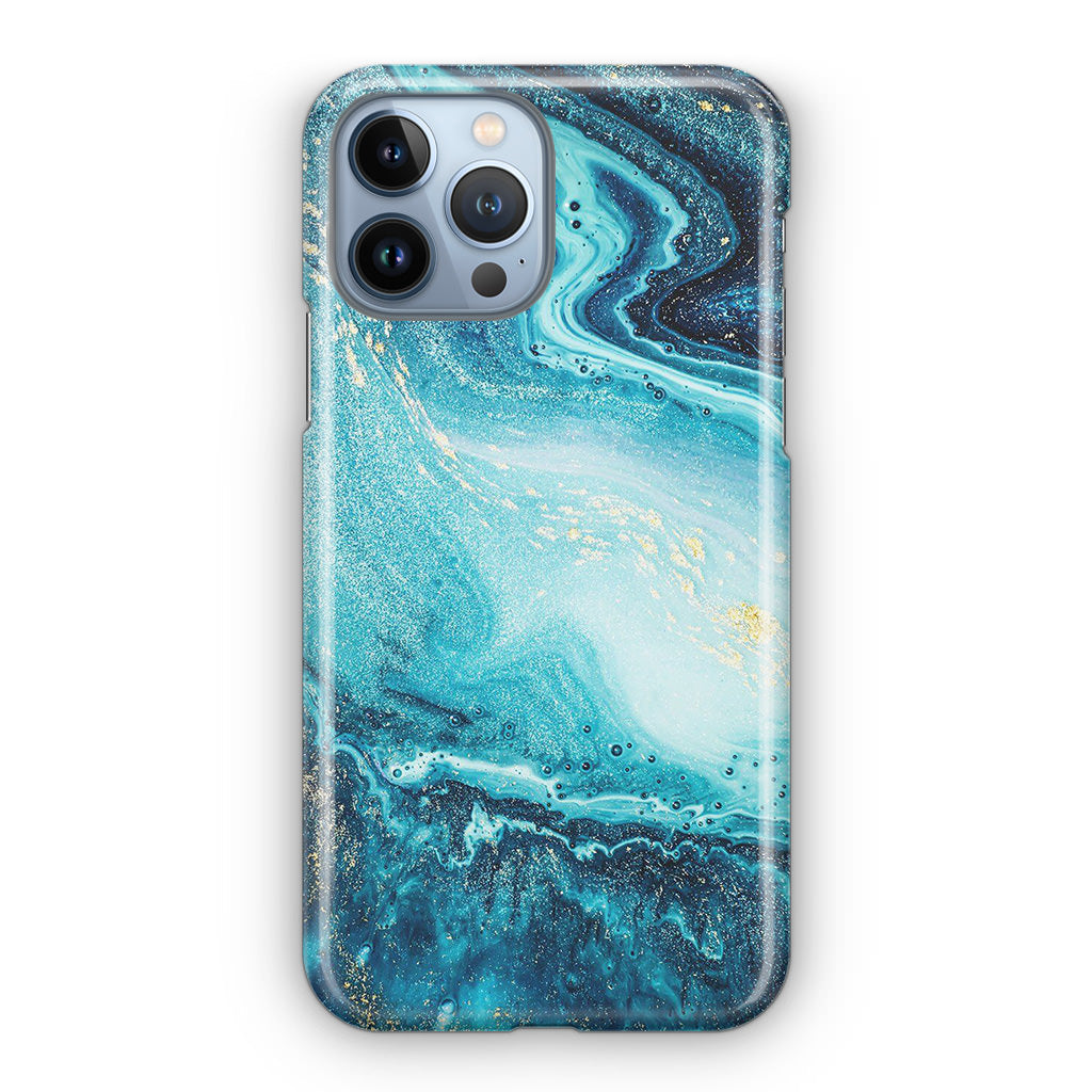 Blue Water Glitter iPhone 13 Pro / 13 Pro Max Case