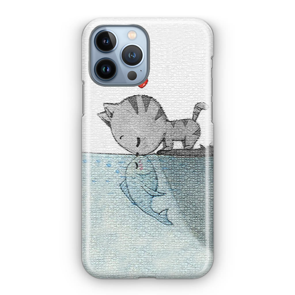 Cat Fish Kisses iPhone 13 Pro / 13 Pro Max Case