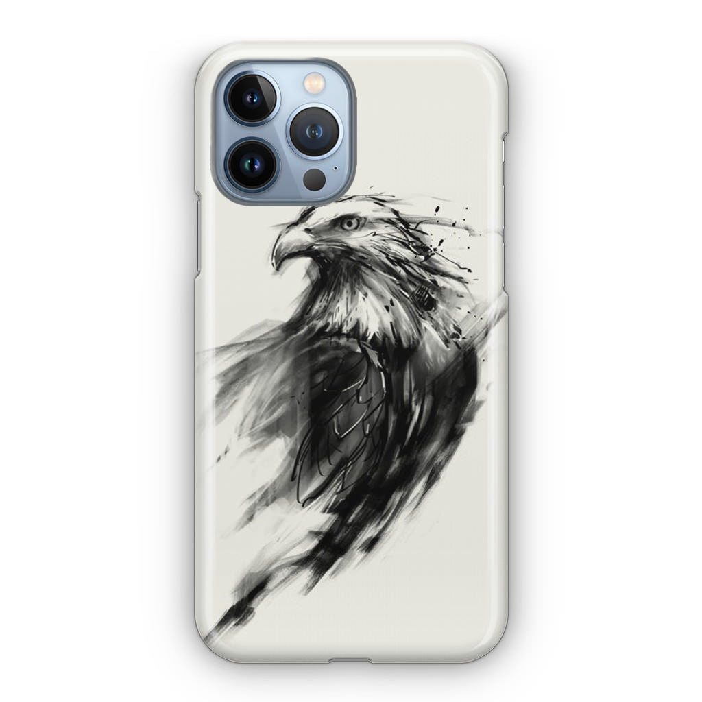 Eagle Art Black Ink iPhone 13 Pro / 13 Pro Max Case